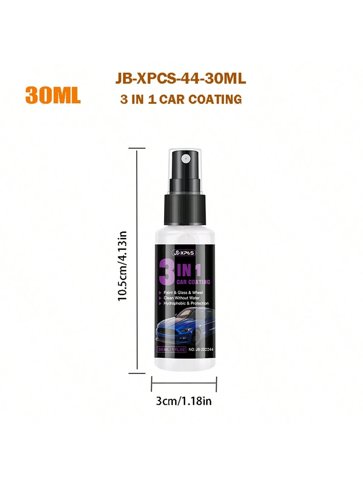 Ceramic Coating 3 In 1 Quick Coating Spray High Protection