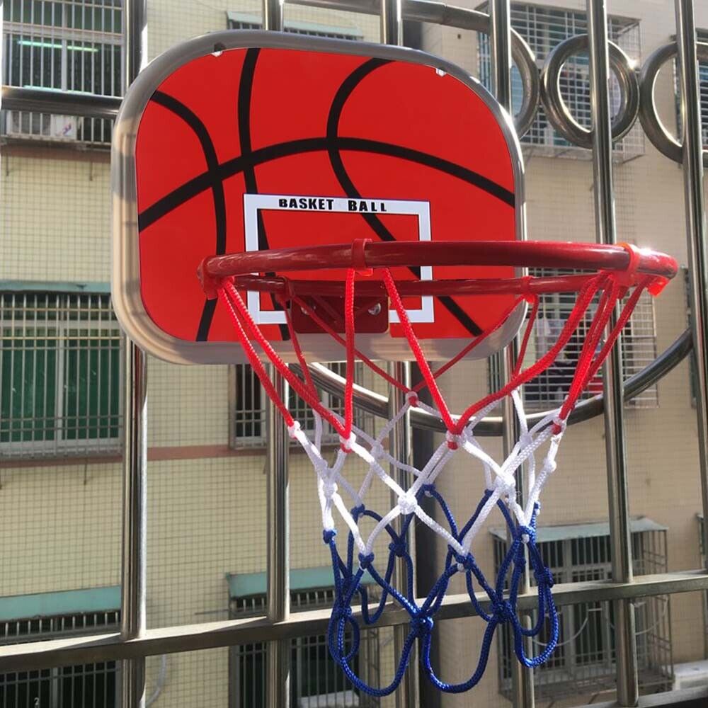 Adjustable Standing Basketball Hoop Net Backboard Stand Set