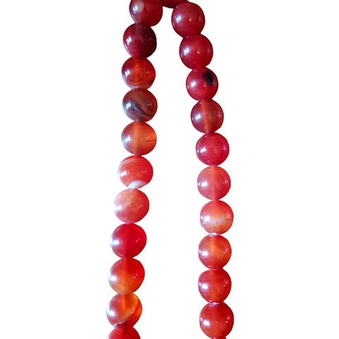 Red Agate 33 Prayer Beads