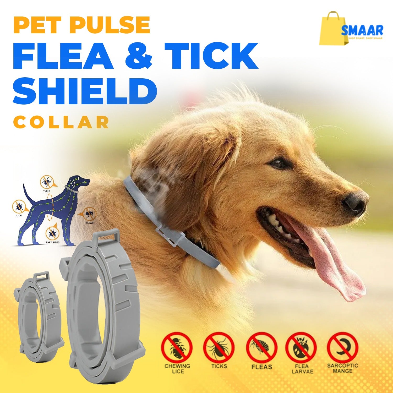 PetPulse Flea & Tick Shield Collar