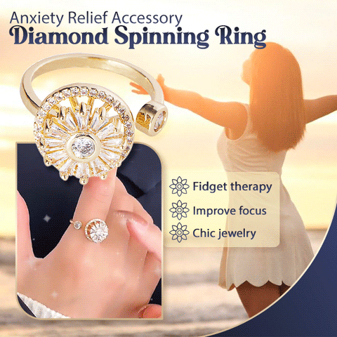 CrystalCalm Stress Relief Ring